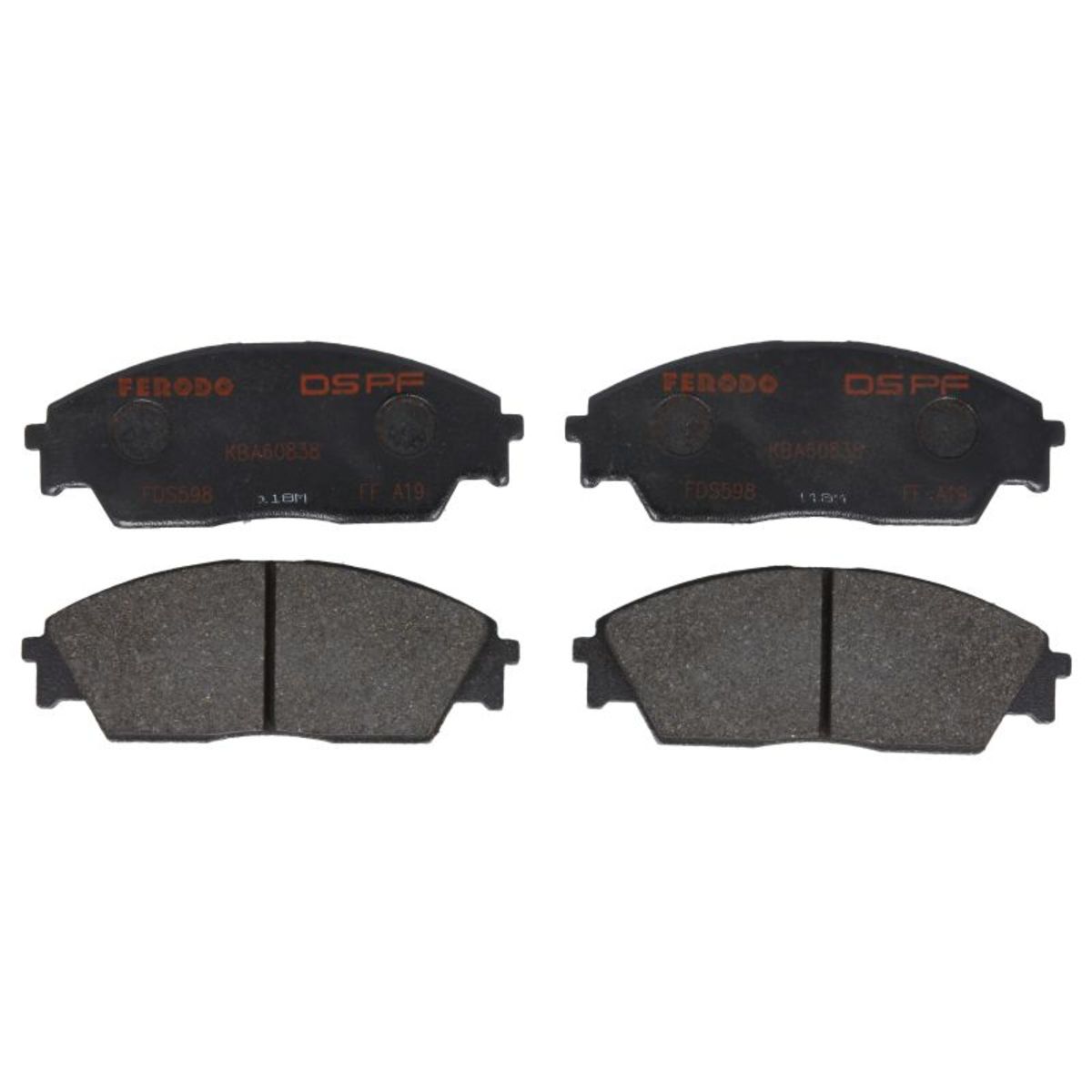 Plaquettes de frein sport non homologuées FERODO FCP598H