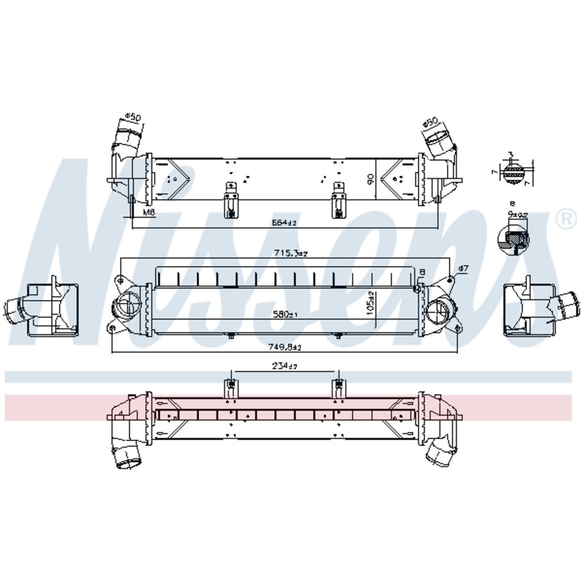Nissens Intercooler 961241