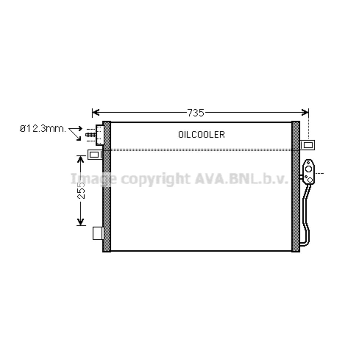 Image of Condensator, airconditioning   AVA