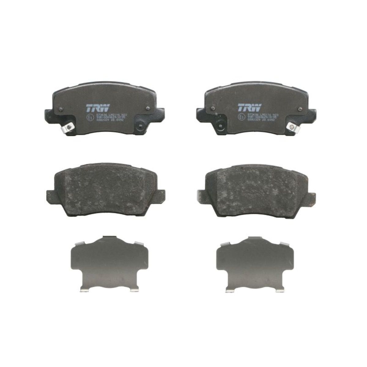 Bremsbelagsatz TRW GDB2329, Vorne