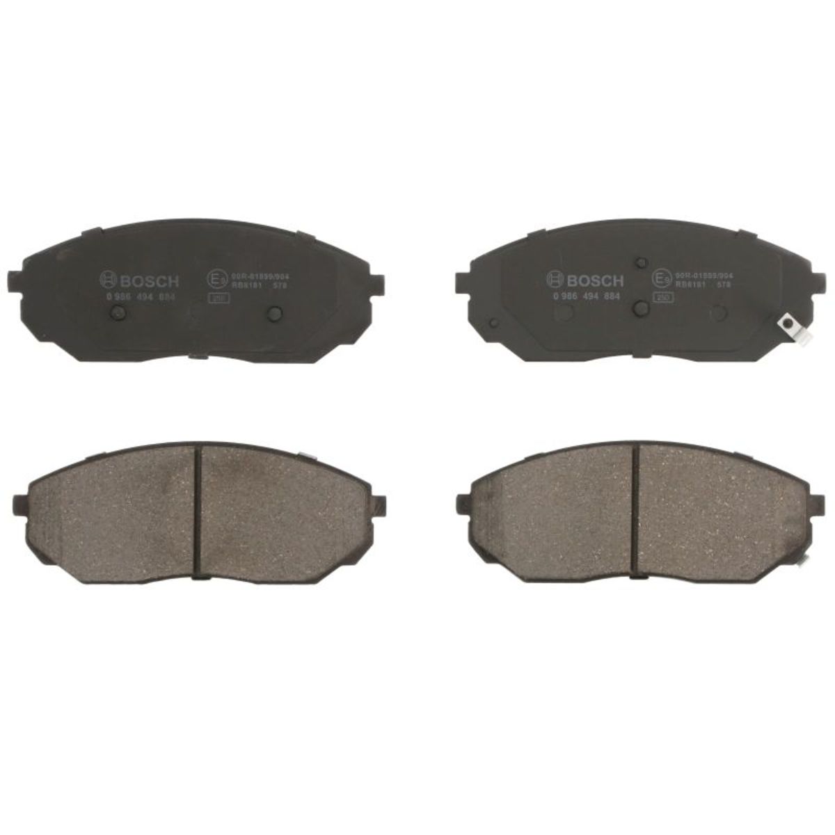 Bosch Jeu De Plaquettes De Frein 0 986 494 884, Avant
