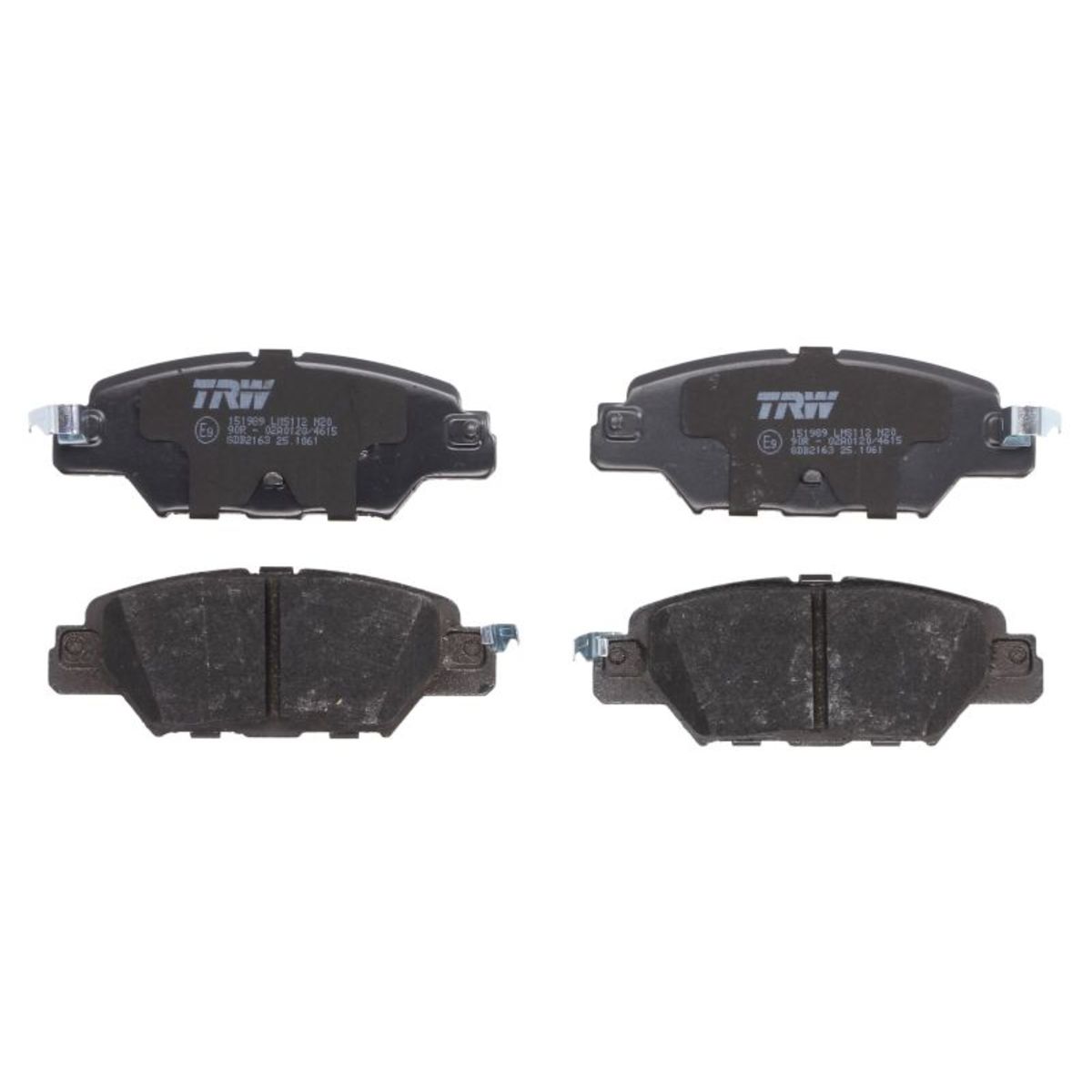 Trw Remblokset Gdb2163, Achter