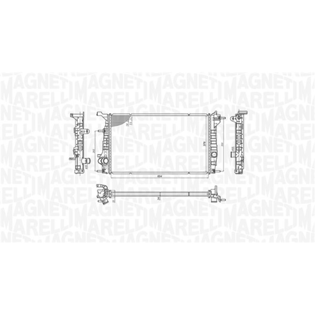 Magneti Marelli Radiateur Moteur 350213200600