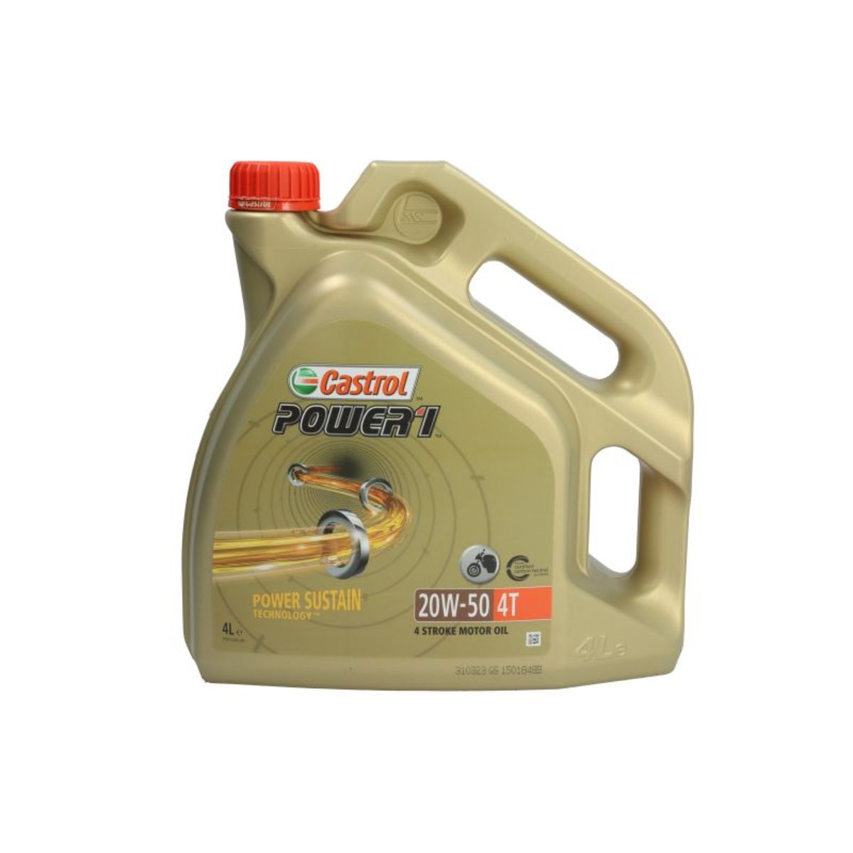 Huile moteur CASTROL POWER 1 20W50 4T 4L