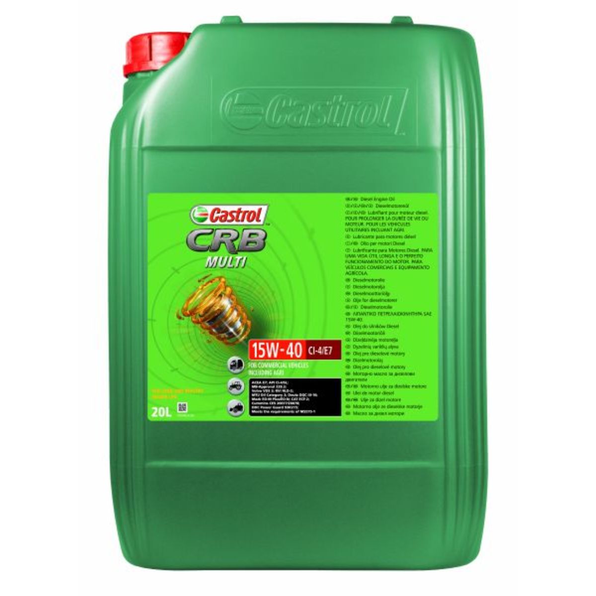 Motoröl CASTROL CRB MULTI 15W40 20L