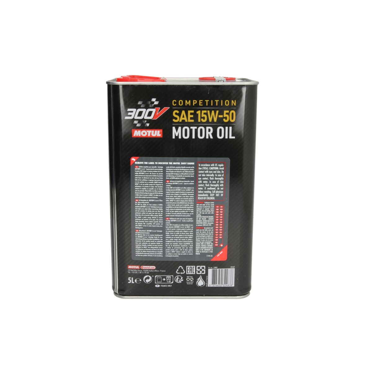 Motoröl MOTUL 300V Competition 15W50 5L | motointegrator