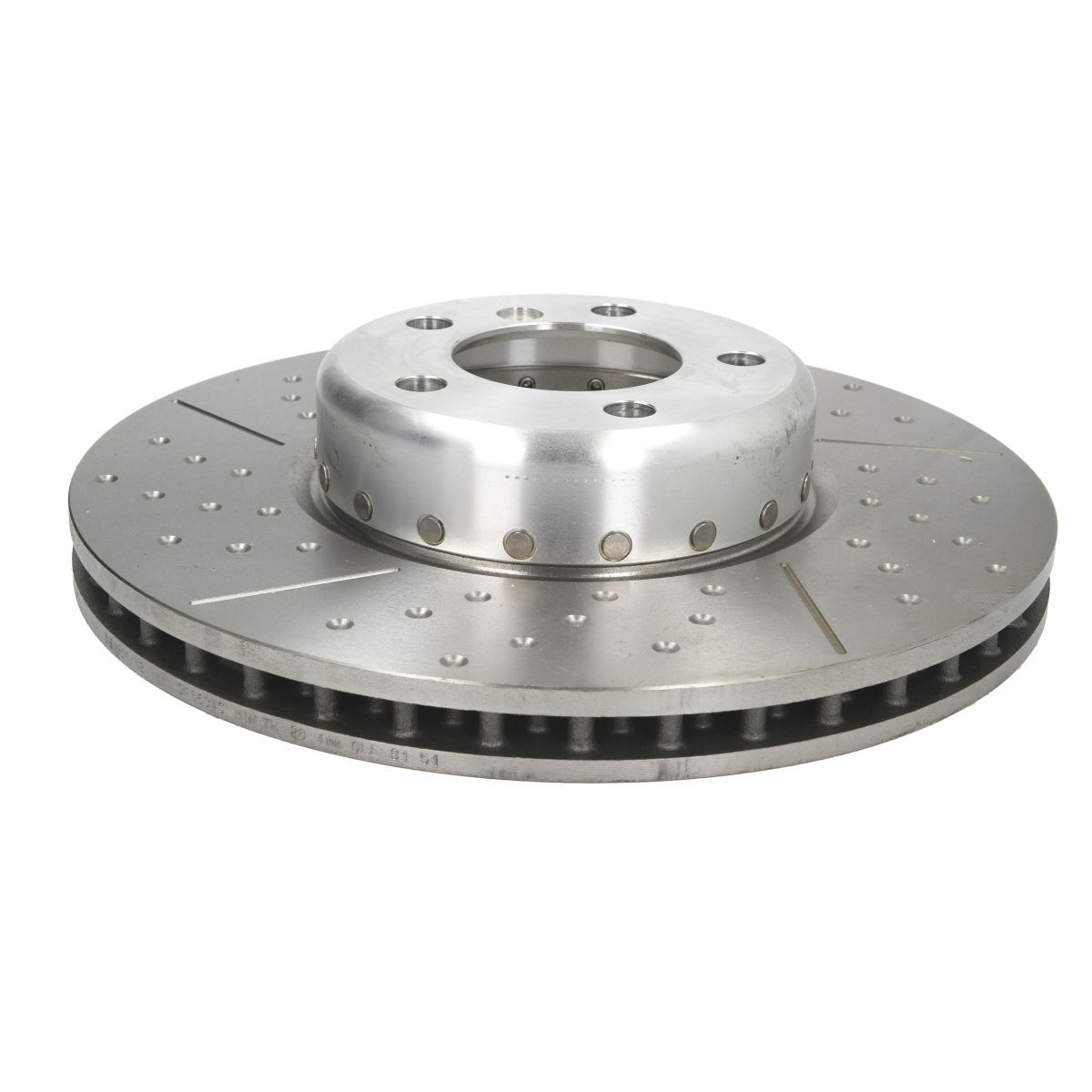 Disco freno TRW DF6604S anteriore, ventilato, fessura, altamente carbonizzato, 1 Pezzo