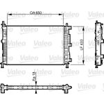 Radiador, refrigeración de motor VALEO 735555