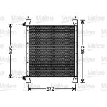 Condensator, airconditioning VALEO 818039