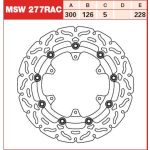 Disque de frein TRW MSW277RAC, 1 Pièce