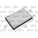 Kupéfilter VALEO 698770