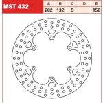 Disco freno TRW MST432, 1 pezzo