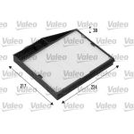Kupéfilter VALEO 698535