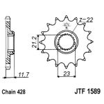 Kettenrad JT JTF1589,19