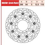 Bremsscheibe TRW MSW244RAC, 1 Stück