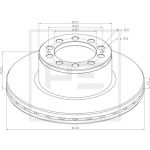 Disque de frein PETERS 016.672-00A