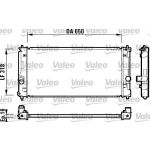 Arrefecedor do motor VALEO 732417