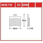 Remblokset TRW MCB710EC