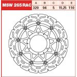 Bremsscheibe TRW MSW265RAC, 1 Stück