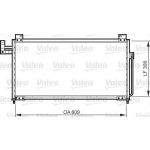 Condensador, sistema de ar condicionado VALEO 818087