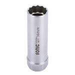 Twaalfzijdige stekkerdoos 3/8" SONIC 4 mm (voor bougies met snapslot)