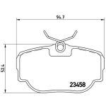 Levyjarrun jarrupalasarja BREMBO P 44 009