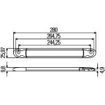 Bromsljus HELLA 2DA343 106-001