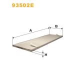 Innenraumfilter WIX FILTERS 93502E