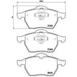 Juego de pastillas de freno, freno de disco BREMBO P 85 036