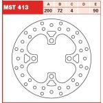 Disque de frein TRW MST413, 1 Pièce