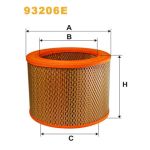 Filtro de ar WIX FILTERS 93206E