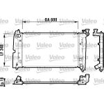 Kühler, Motorkühlung VALEO 734199