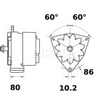 Drehstromlichtmaschine LETRIKA MG 125