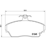 Bromsbeläggssats, skivbroms BREMBO P 82 001