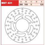 Disque de frein TRW MST431, 1 Pièce