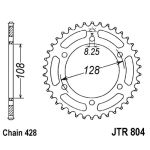 Pignone posteriore JT JTR804,44