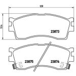 Levyjarrun jarrupalasarja BREMBO P 30 016