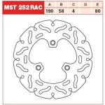 Disque de frein TRW MST252RAC, 1 Stück