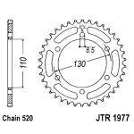 Tandwiel achter JT JTR1977,48