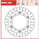 Disque de frein TRW MSW268, 1 Pièce