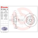 Bromsskiva BREMBO 08.5954.10