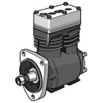 Compressor, samengeperst luchtsysteem KNORR LP 4857