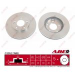 Disque de frein ABE C30517ABE avant/ventilé/1 pièce