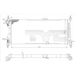 Arrefecedor do motor TYC 725-0019-R