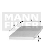 Innenraumfilter MANN-FILTER CUK 26 035