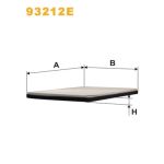 Kupéfilter WIX FILTERS 93212E