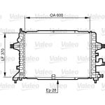 Motor radiator VALEO VAL734380