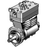 Compressor, samengeperst luchtsysteem KNORR LP 4851