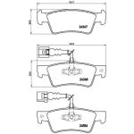 Juego de pastillas de freno, freno de disco BREMBO P 85 068