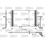 Condensador, sistema de ar condicionado VALEO 817665